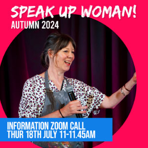 speaker programme for women, banner