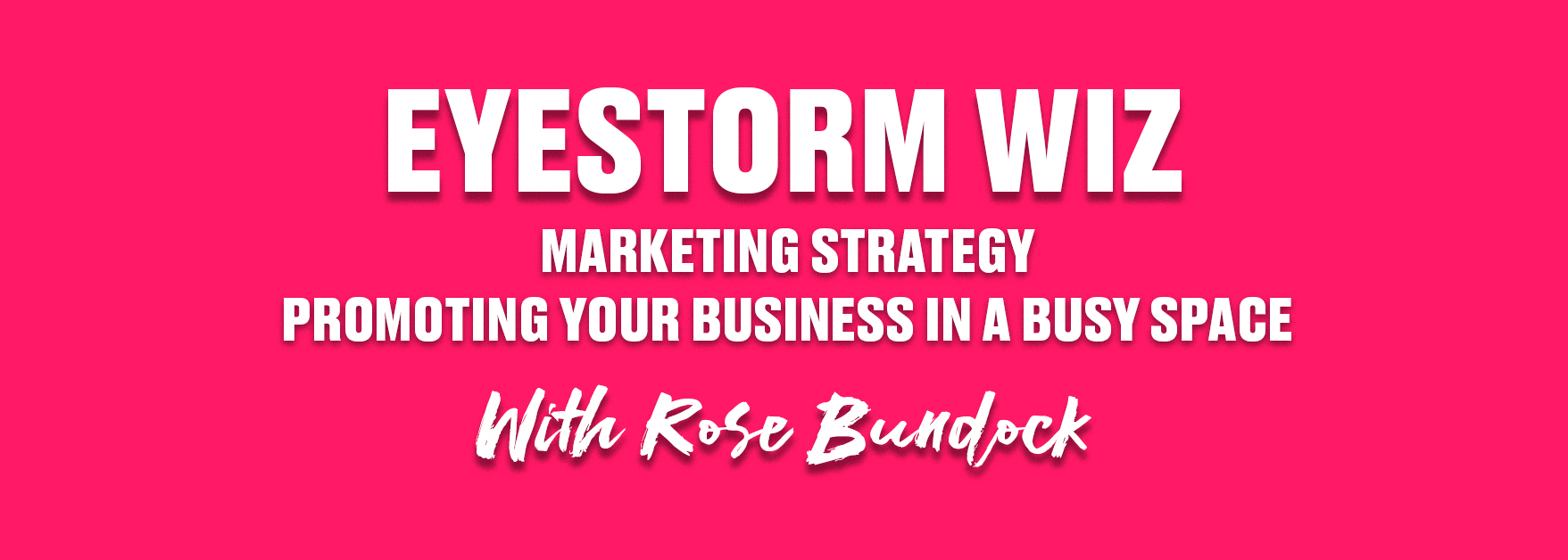 Online visibility programme for women in business, banner